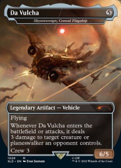 🔥 Skysovereign, Consul Flagship - Da Vulcha Secret Lair Drop - Warhammer 40k Art